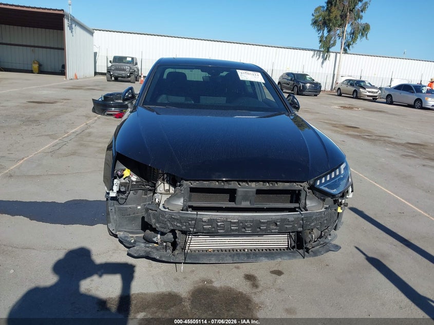 2020 Audi A4 VIN WAUENAF47LN006048 IAAI salvage auction — FRONT & REAR, Salvage (California), sold $9,700 on 2026-08-02 (photo 6)