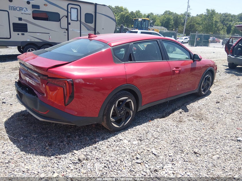 2025 Kia K4 VIN 3KPFU4DE9SE012668 IAAI salvage auction — REAR END, Salvage (West Virginia), sold $7,900 on 2026-08-20 (photo 4)