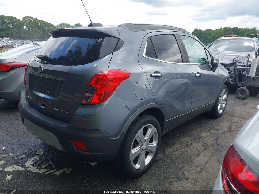 2015 Buick Encore VIN KL4CJASB8FB194864 IAAI salvage auction — FRONT END, Salvage (North Carolina), sold $575 on 2026-07-30 (photo 4)