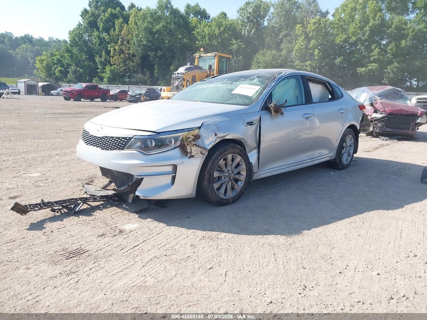 2016 Kia Optima VIN 5XXGU4L35GG054581 IAAI salvage auction — ROLLOVER, Salvage (Tennessee), sold $675 on 2026-07-15 (photo 2)