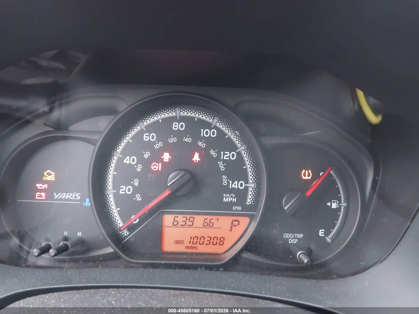 2015 Toyota Yaris VIN VNKKTUD34FA036764 IAAI salvage auction — FRONT END, Salvage Title, sold $1,500 on 2026-07-17 (photo 7)