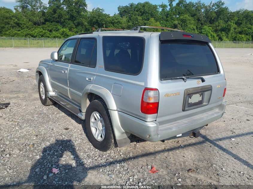 2000 Toyota 4runner VIN JT3GN87R6Y0168888 IAAI salvage auction — NORMAL WEAR, Clear (Louisiana), sold $2,550 on 2026-07-14 (photo 3)