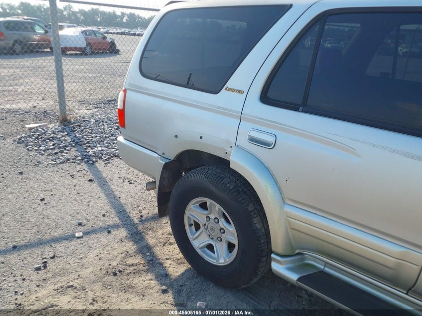 2000 Toyota 4runner VIN JT3GN87R6Y0168888 IAAI salvage auction — NORMAL WEAR, Clear (Louisiana), sold $2,550 on 2026-07-14 (photo 6)