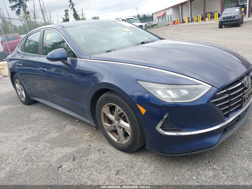 2021 Hyundai Sonata VIN 5NPEG4JA5MH110082 IAAI salvage auction — BIO HAZARD, Salvage Title, sold $4,150 on 2026-07-29 (photo 1)