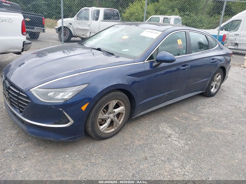 2021 Hyundai Sonata VIN 5NPEG4JA5MH110082 IAAI salvage auction — BIO HAZARD, Salvage Title, sold $4,150 on 2026-07-29 (photo 2)