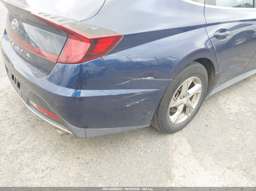 2021 Hyundai Sonata VIN 5NPEG4JA5MH110082 IAAI salvage auction — BIO HAZARD, Salvage Title, sold $4,150 on 2026-07-29 (photo 6)