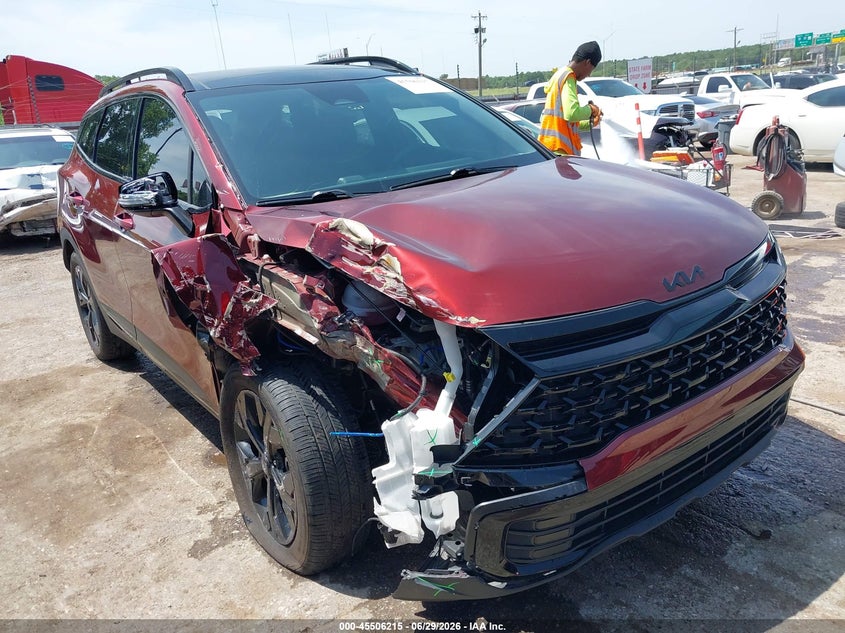 2025 Kia Sportage VIN 5XYK6CDF8SG274342 — IAAI salvage auction photo