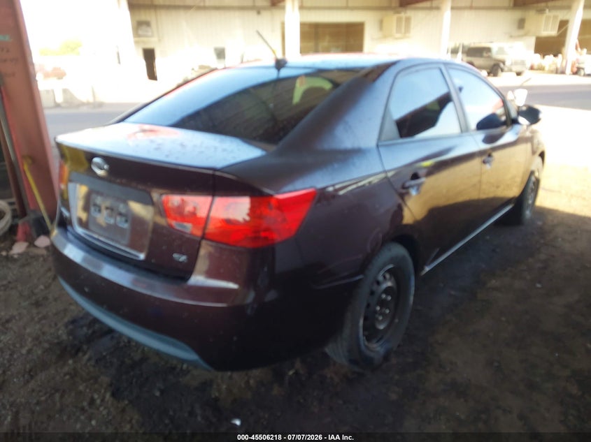 2010 Kia Forte VIN KNAFU4A29A5808578 IAAI salvage auction — LEFT FRONT, Salvage (Arizona), sold $675 on 2026-07-11 (photo 4)