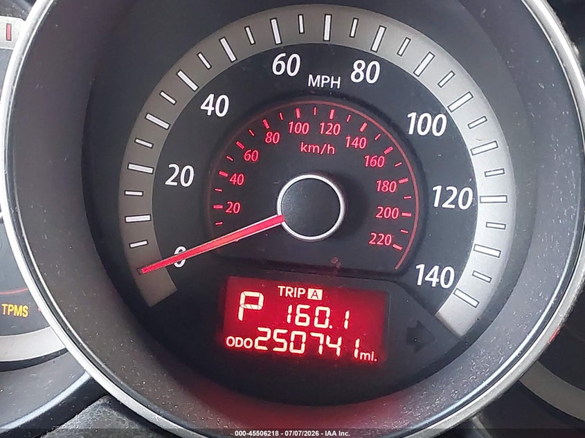 2010 Kia Forte VIN KNAFU4A29A5808578 IAAI salvage auction — LEFT FRONT, Salvage (Arizona), sold $675 on 2026-07-11 (photo 7)