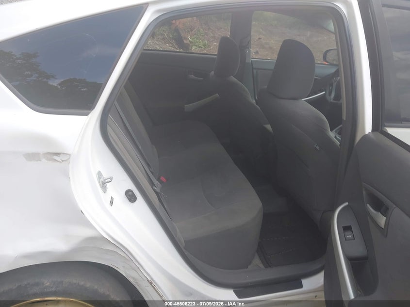 2011 Toyota Prius VIN JTDKN3DU5B0296077 IAAI salvage auction — REAR END, Clear (Massachusetts), sold $25 on 2026-07-21 (photo 8)