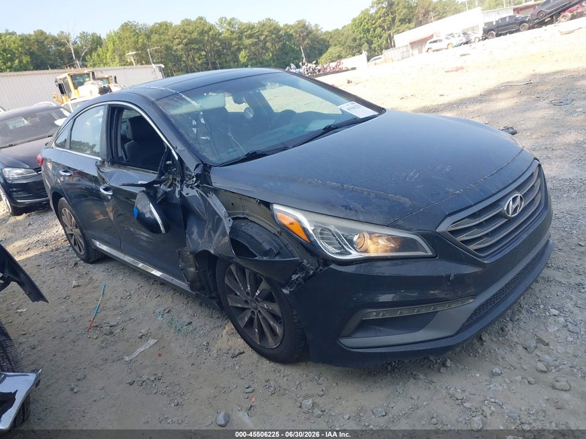 2017 Hyundai Sonata VIN 5NPE34AF9HH572139 IAAI salvage auction — RIGHT SIDE, Salvage (Georgia), sold $1,550 on 2026-07-28 (photo 1)