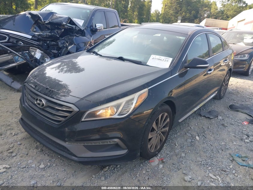 2017 Hyundai Sonata VIN 5NPE34AF9HH572139 IAAI salvage auction — SIDE, Salvage (Georgia), sold $1,550 on 2026-07-23 (photo 2)