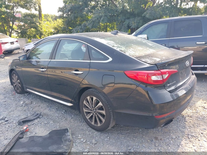 2017 Hyundai Sonata VIN 5NPE34AF9HH572139 IAAI salvage auction — SIDE, Salvage (Georgia), sold $1,550 on 2026-07-23 (photo 3)