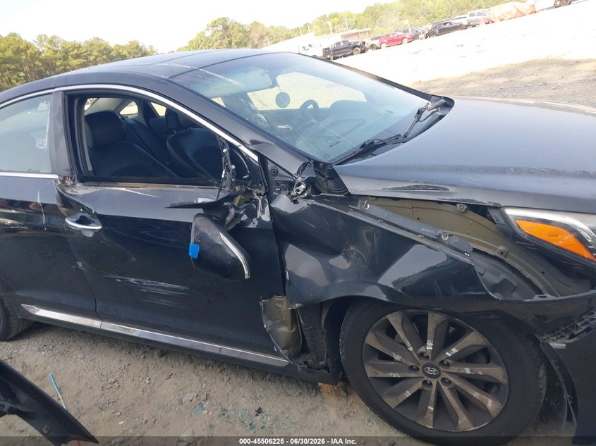 2017 Hyundai Sonata VIN 5NPE34AF9HH572139 IAAI salvage auction — RIGHT SIDE, Salvage (Georgia), sold $1,550 on 2026-07-28 (photo 6)