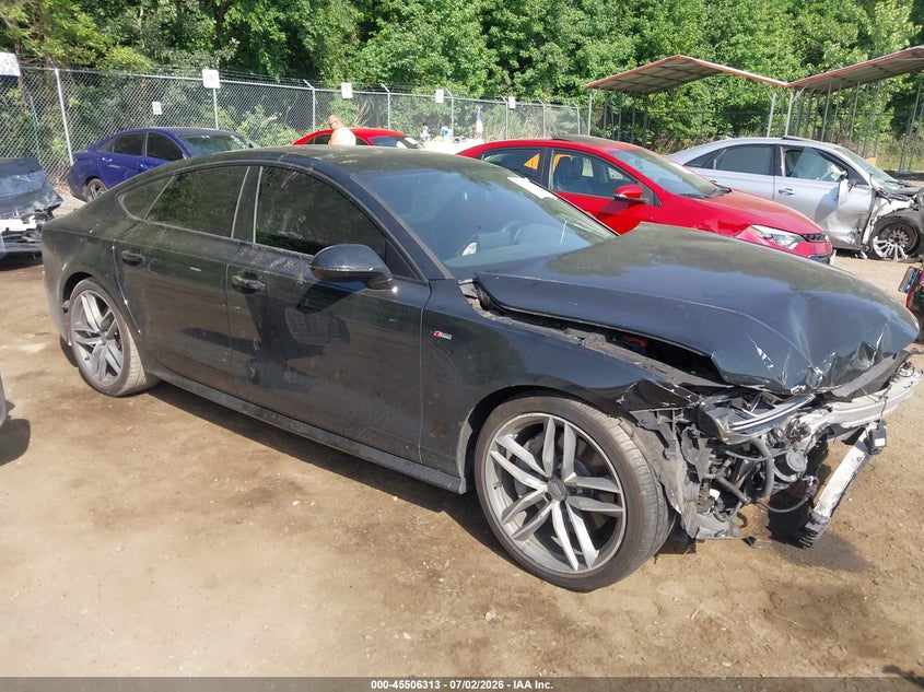 2017 Audi A7 VIN WAU32AFC2HN133711 IAAI salvage auction — FRONT END, Salvage Title, sold $125 on 2026-07-28 (photo 1)