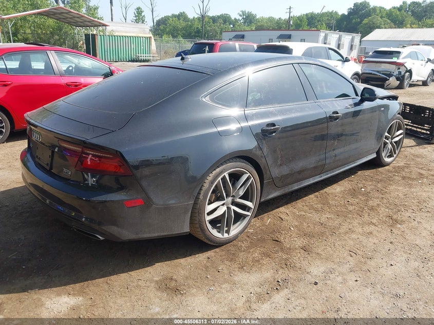 2017 Audi A7 VIN WAU32AFC2HN133711 IAAI salvage auction — FRONT END, Salvage Title, sold $125 on 2026-07-28 (photo 4)