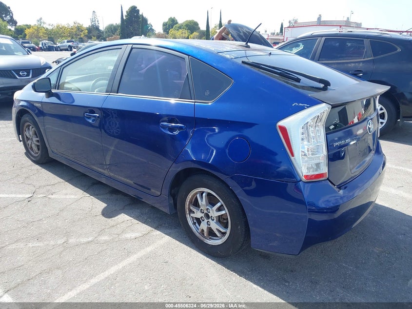 2011 Toyota Prius VIN JTDKN3DU7B0286666 IAAI salvage auction — NORMAL WEAR, Clear - Dealer Only (California), sold $550 on 2026-07-09 (photo 3)
