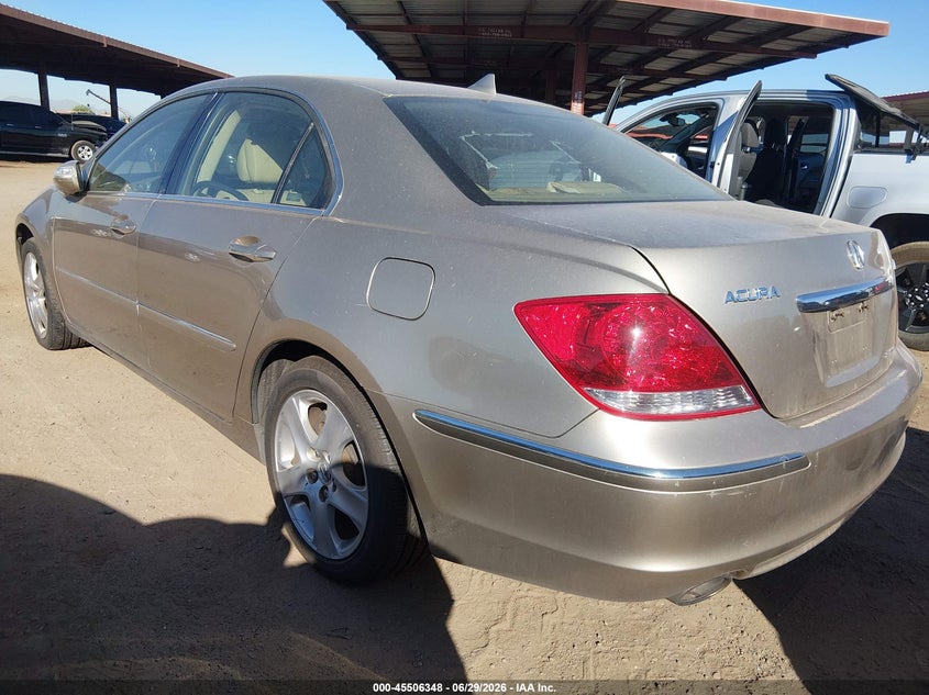 2005 Acura Rl VIN JH4KB16525C007788 IAAI salvage auction — NORMAL WEAR, Clear-Dealer Only (Arizona), sold $325 on 2026-07-28 (photo 3)