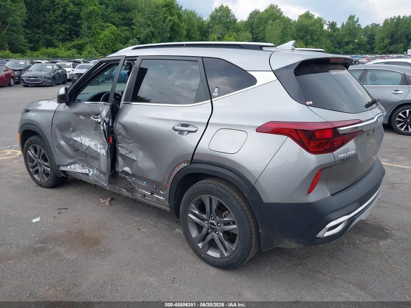 2023 Kia Seltos VIN KNDEU2AAXP7396064 IAAI salvage auction — LEFT SIDE, Salvage (Connecticut), sold $6,600 on 2026-07-23 (photo 3)