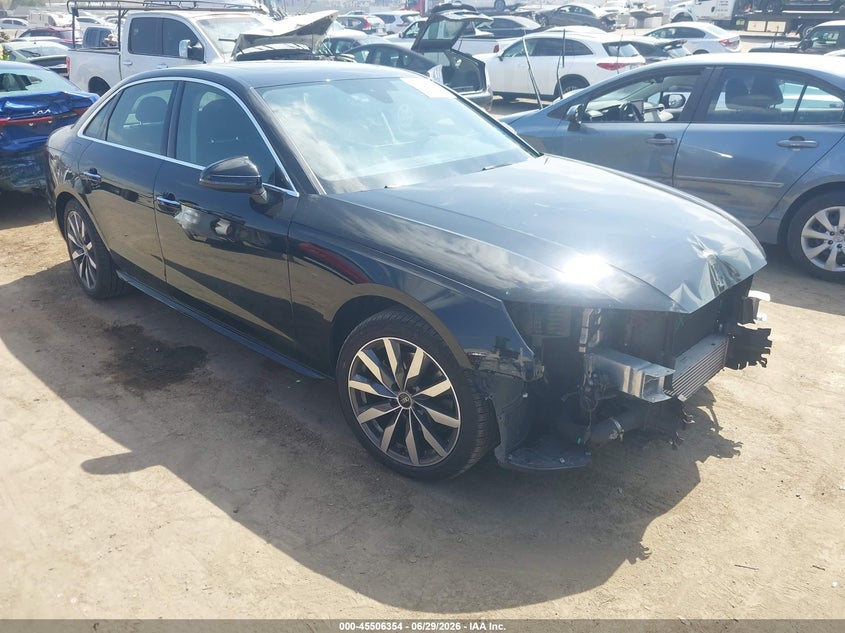 2022 Audi A4 VIN WAUABAF44NA015971 — IAAI salvage auction photo