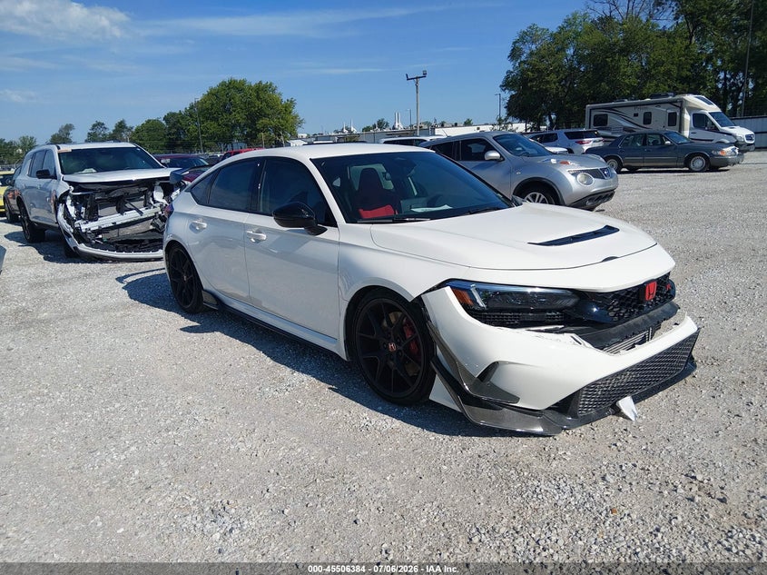 2025 Honda Civic type r VIN JHMFL5G41SX000170 IAAI salvage auction — FRONT END, Salvage (Missouri), sold $13,600 on 2026-07-31 (photo 1)