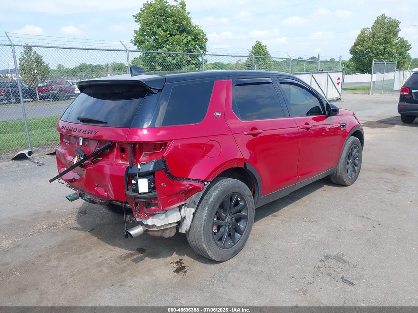 2019 Land rover Discovery sport VIN SALCR2FX5KH794848 IAAI salvage auction — REAR END, Salvage (Virginia), sold $25 on 2026-07-28 (photo 4)