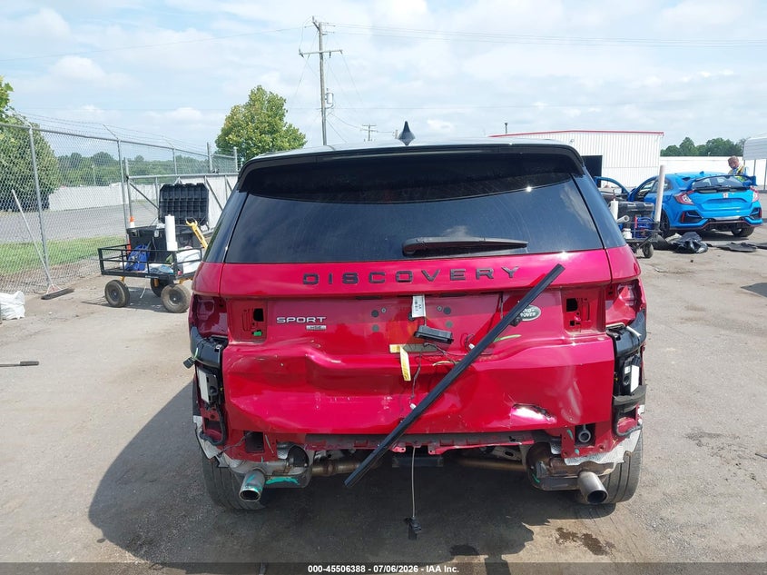 2019 Land rover Discovery sport VIN SALCR2FX5KH794848 IAAI salvage auction — REAR END, Salvage (Virginia), sold $25 on 2026-07-28 (photo 6)