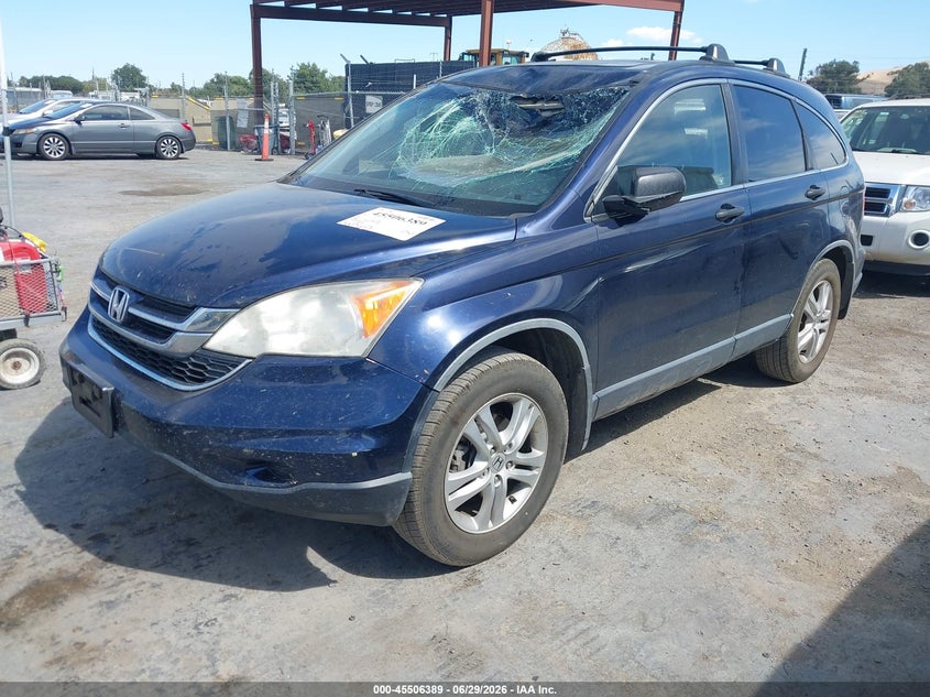 2011 Honda Cr-v VIN JHLRE3H5XBC005107 IAAI salvage auction — FRONT END, Salvage (California), sold $1,400 on 2026-08-02 (photo 2)