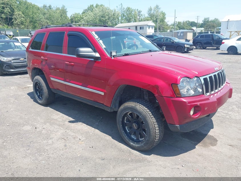 2005 Jeep Grand cherokee VIN 1J4HR58215C713257 IAAI salvage auction — FRONT & REAR, Salvage (Pennsylvania), sold $200 on 2026-07-18 (photo 1)