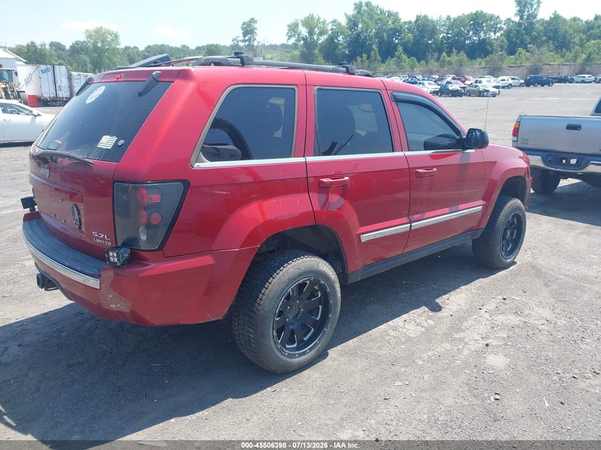 2005 Jeep Grand cherokee VIN 1J4HR58215C713257 IAAI salvage auction — FRONT & REAR, Salvage (Pennsylvania), sold $200 on 2026-07-18 (photo 4)