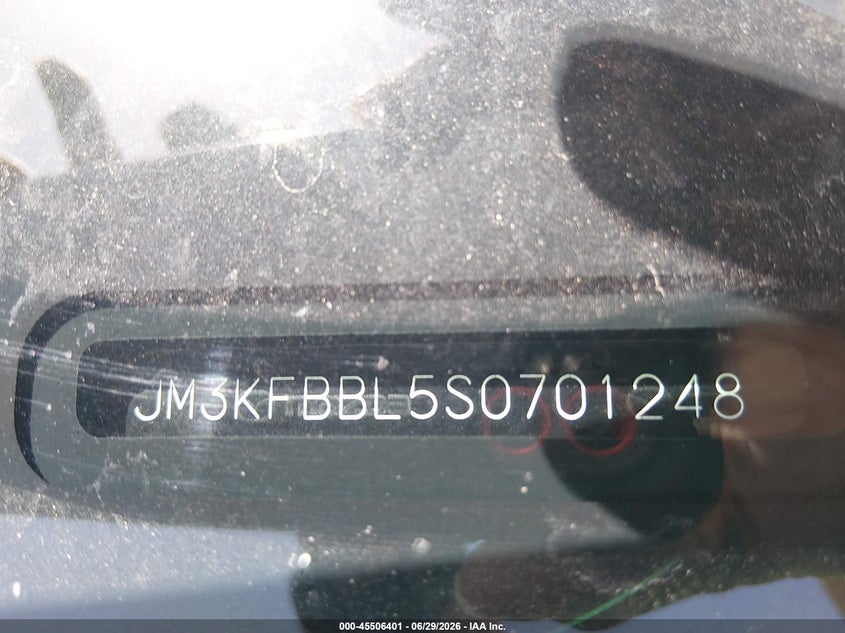 2025 Mazda Cx-5 VIN JM3KFBBL5S0701248 IAAI salvage auction — REAR END, Enterprise Vehicles Clear Only (Texas), sold $13,400 on 2026-07-06 (photo 9)