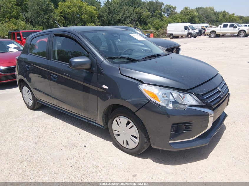 2024 Mitsubishi Mirage VIN ML32AUHJ4RH029061 IAAI salvage auction — FRONT END, Enterprise Vehicles Clear Only (Florida), sold $8,550 on 2026-07-06 (photo 1)