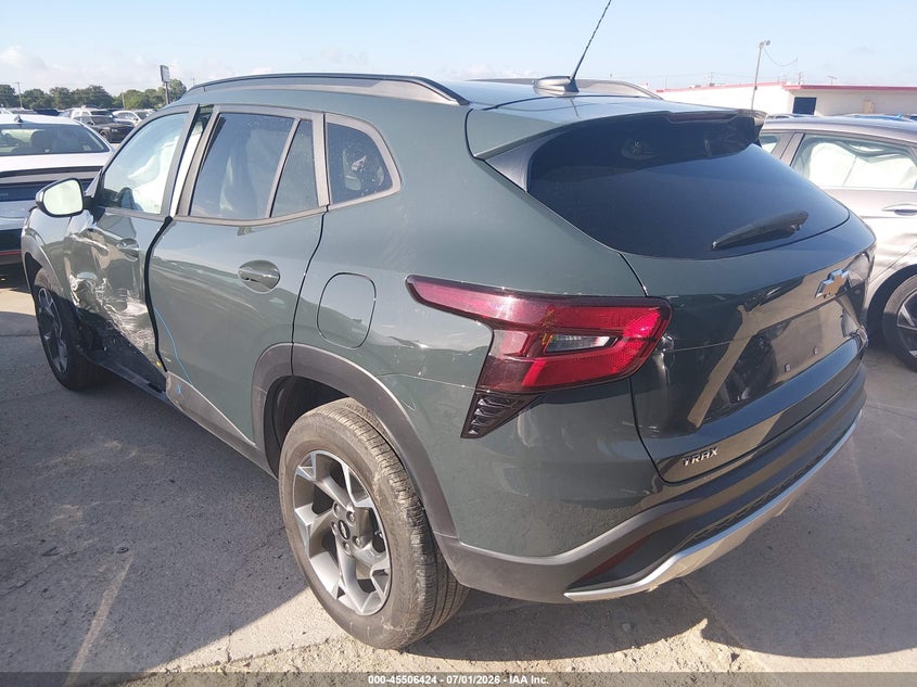 2025 Chevrolet Trax VIN KL77LHEP4SC166921 IAAI salvage auction — LEFT SIDE, Enterprise Vehicles Clear Only (Ohio), sold $8,800 on 2026-07-13 (photo 3)