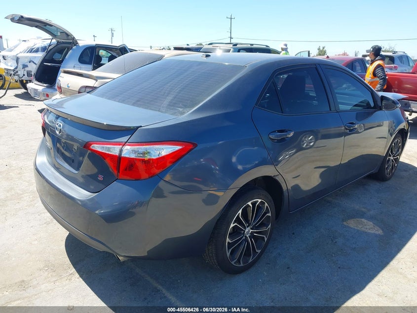2016 Toyota Corolla VIN 5YFBURHEXGP419409 IAAI salvage auction — FRONT END, Salvage (California), sold $2,600 on 2026-07-10 (photo 4)