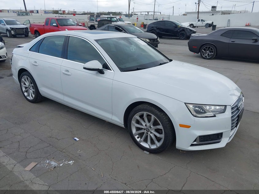 2019 Audi A4 VIN WAUGMAF41KN008193 — IAAI salvage auction photo