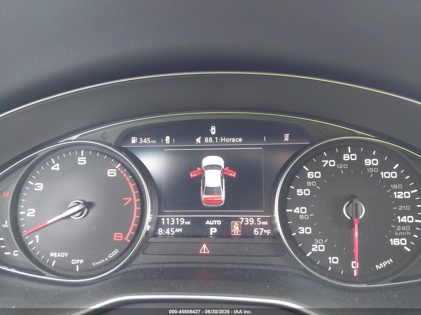 2019 Audi A4 VIN WAUGMAF41KN008193 IAAI salvage auction — REAR END, Salvage Title, sold $10,525 on 2026-09-02 (photo 7)