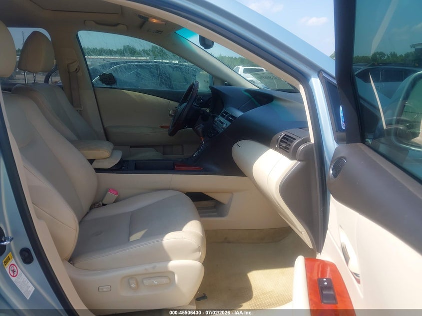 2010 Lexus Rx 350 VIN JTJZK1BAXA2401734 IAAI salvage auction — FRONT END, Salvage (North Carolina), sold $3,550 on 2026-07-17 (photo 5)