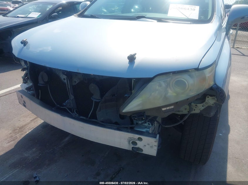 2010 Lexus Rx 350 VIN JTJZK1BAXA2401734 IAAI salvage auction — FRONT END, Salvage (North Carolina), sold $3,550 on 2026-07-17 (photo 6)