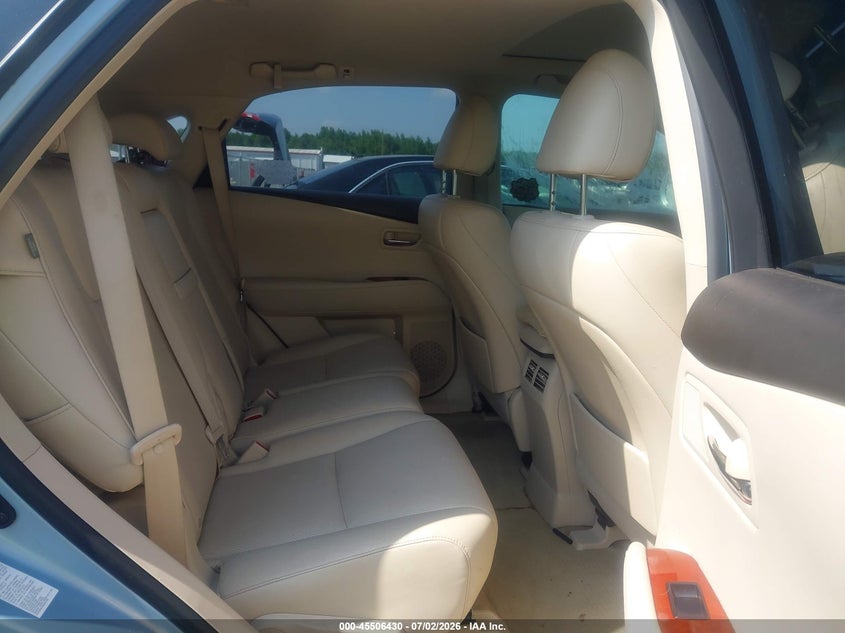 2010 Lexus Rx 350 VIN JTJZK1BAXA2401734 IAAI salvage auction — FRONT END, Salvage (North Carolina), sold $3,550 on 2026-07-17 (photo 8)