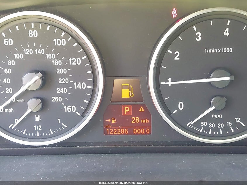 2008 BMW 5 series VIN WBANU53568CT17299 IAAI salvage auction — FRONT & REAR, Clear (Michigan), sold $425 on 2026-07-23 (photo 7)