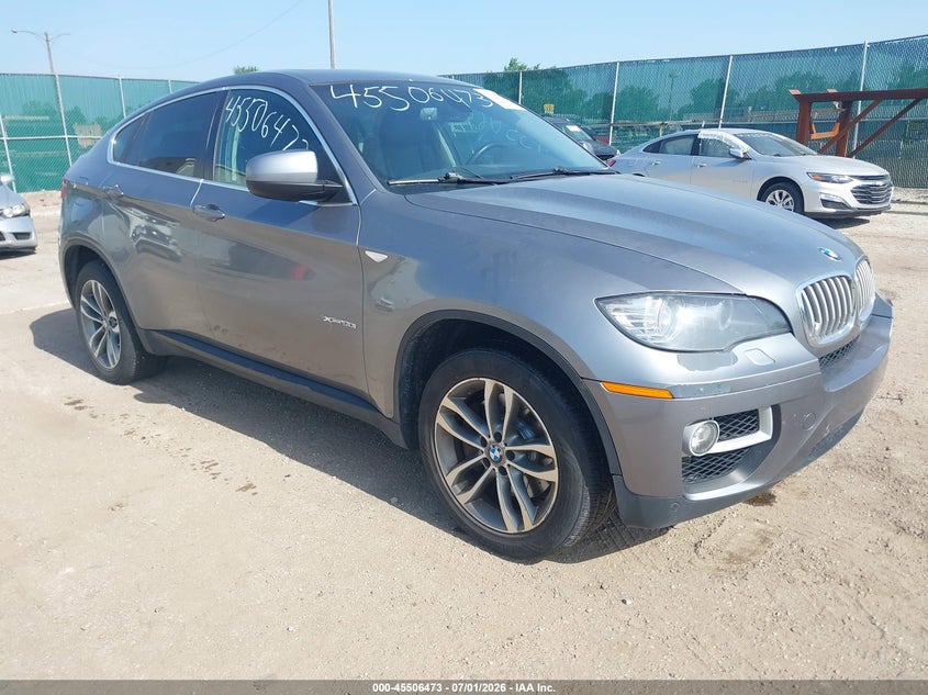 2014 BMW X6 VIN 5UXFG8C52EL592646 IAAI salvage auction — NORMAL WEAR, Clear (Indiana), sold $475 on 2026-07-21 (photo 1)