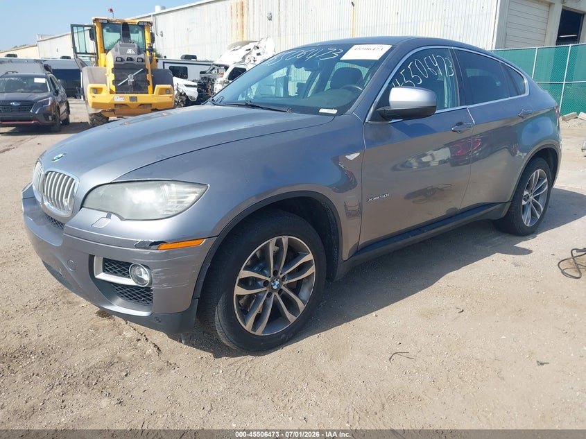 2014 BMW X6 VIN 5UXFG8C52EL592646 IAAI salvage auction — NORMAL WEAR, Clear (Indiana), sold $475 on 2026-07-21 (photo 2)