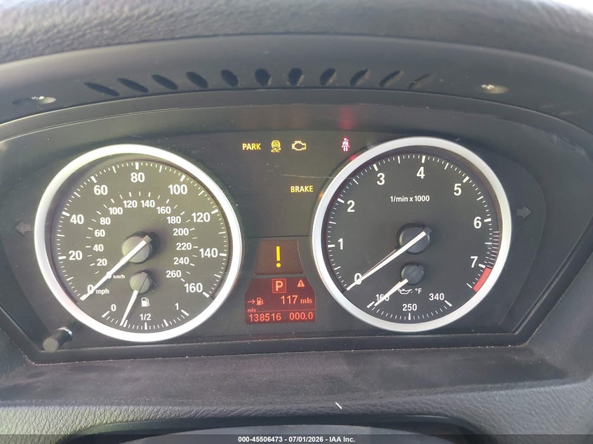 2014 BMW X6 VIN 5UXFG8C52EL592646 IAAI salvage auction — NORMAL WEAR, Clear (Indiana), sold $475 on 2026-07-21 (photo 7)