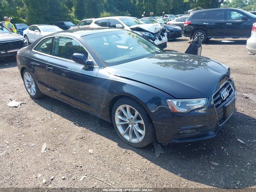 2013 Audi A5 VIN WAUCFAFR9DA007307 IAAI salvage auction — NORMAL WEAR, Clear (New York), sold $1,000 on 2026-07-07 (photo 1)