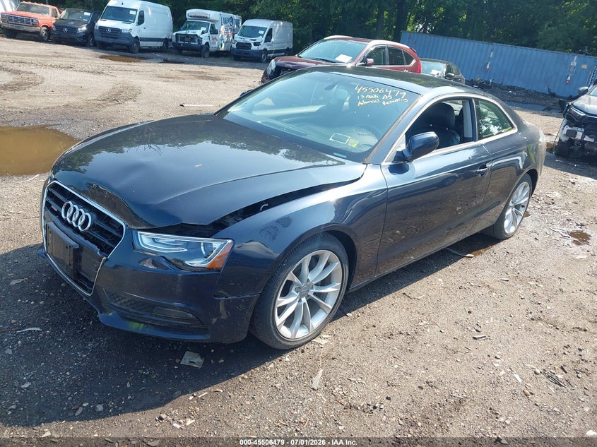 2013 Audi A5 VIN WAUCFAFR9DA007307 IAAI salvage auction — NORMAL WEAR, Clear (New York), sold $1,000 on 2026-07-07 (photo 2)