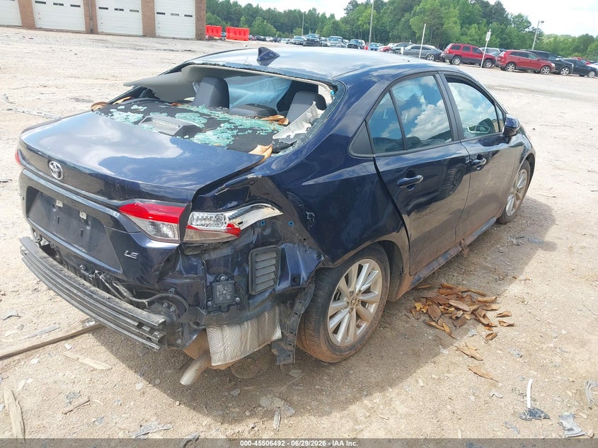 2023 Toyota Corolla VIN 5YFB4MDE4PP038714 IAAI salvage auction — REAR END, Salvage Title, sold $2,300 on 2026-08-02 (photo 4)