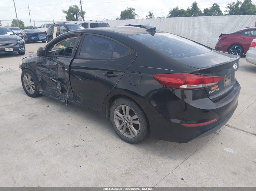 2017 Hyundai Elantra VIN KMHD84LF8HU206281 IAAI salvage auction — SIDE, Salvage (Texas), sold $1,475 on 2026-07-24 (photo 3)