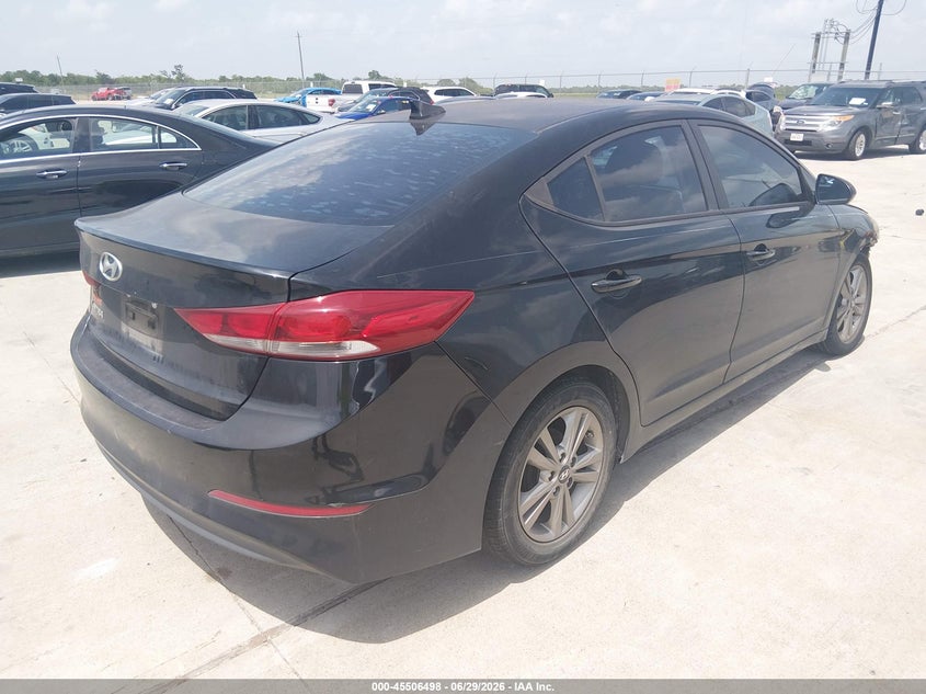 2017 Hyundai Elantra VIN KMHD84LF8HU206281 IAAI salvage auction — SIDE, Salvage (Texas), sold $1,475 on 2026-07-24 (photo 4)