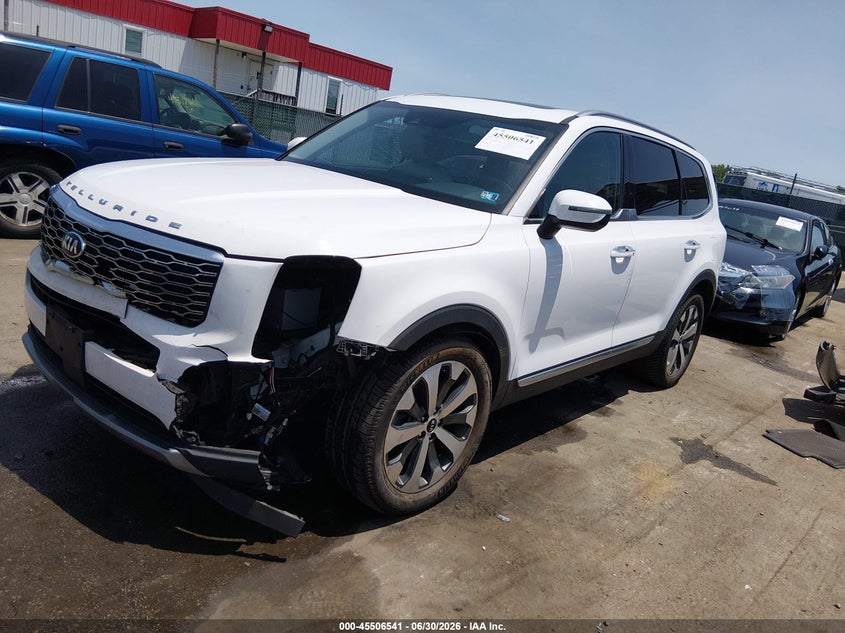 2021 Kia Telluride VIN 5XYP6DHC4MG139289 IAAI salvage auction — FRONT END, Salvage Title, sold $4,650 on 2026-07-23 (photo 2)