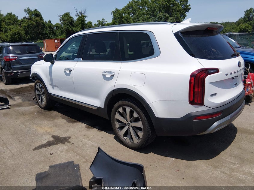 2021 Kia Telluride VIN 5XYP6DHC4MG139289 IAAI salvage auction — FRONT END, Salvage Title, sold $4,650 on 2026-07-23 (photo 3)